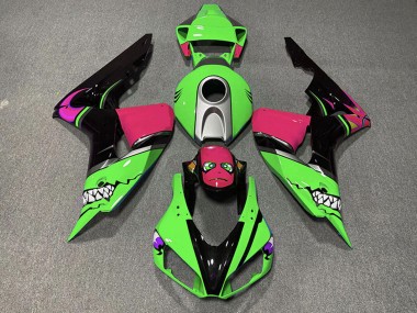 Comprar Carenados Moto Honda CBR1000RR 2006-2007 - Verde Plata Rosa Negro Brillante Tiburón