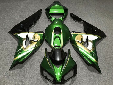 Comprar Carenados Moto Honda CBR1000RR 2006-2007 - Verde Blanco Oro Negro Brillante