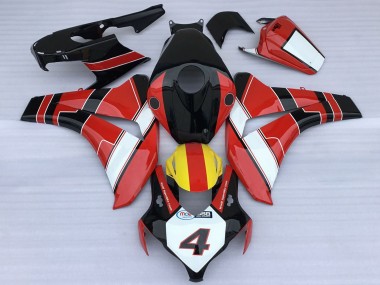 Comprar Carenados Moto Honda CBR1000RR 2008-2011 - Rojo Blanco Amarillo Negro Brillante EstiloCarrera