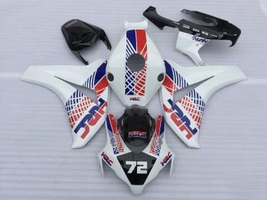 Comprar Carenados Moto Honda CBR1000RR 2008-2011 - Blanco Azul Rojo HRC 72
