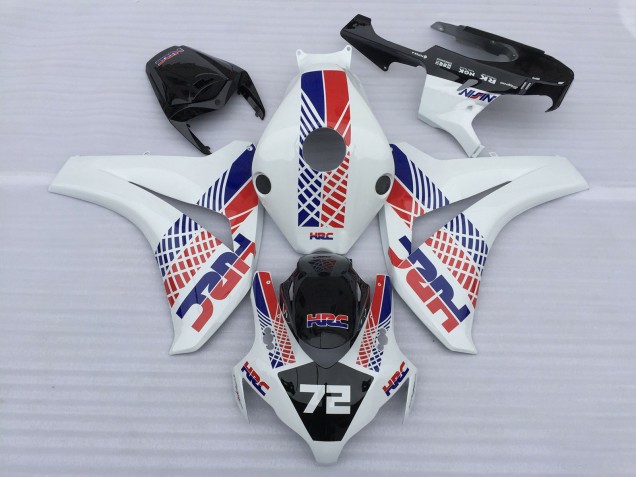 Comprar Carenados Moto Honda CBR1000RR 2008-2011 - Blanco Azul Rojo HRC 72