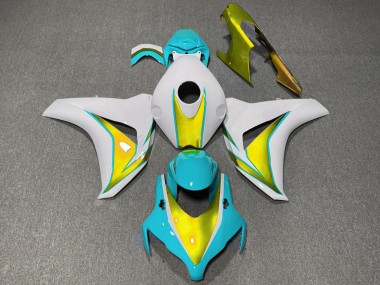 Comprar Carenados Moto Honda CBR1000RR 2008-2011 - Blanco Azul Claro Oro