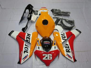 Comprar Carenados Moto Honda CBR1000RR 2008-2011 - Naranja Blanco Rojo Negro Brillante Repsol 26