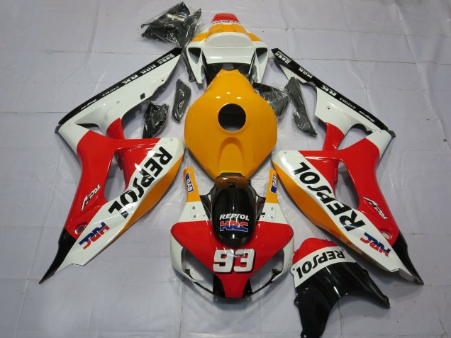 Comprar Carenados Moto Honda CBR1000RR 2006-2007 - Naranja Blanco Rojo Negro Brillante Repsol HRC 93