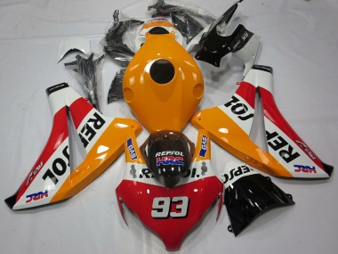 Comprar Carenados Moto Honda CBR1000RR 2008-2011 - Naranja Blanco Rojo Negro Brillante Repsol 93
