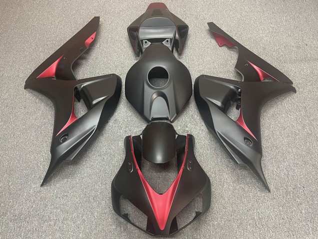 Comprar Carenados Moto Honda CBR1000RR 2006-2007 - Negro Mate Rojo