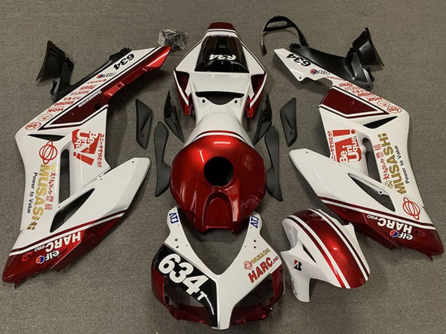 Comprar Carenados Moto Honda CBR1000RR 2004-2005 - Blanco Rojo Musashi 634