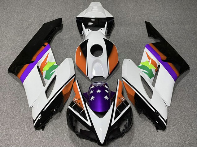 Comprar Carenados Moto Honda CBR1000RR 2004-2005 - Blanco Naranja Púrpura Negro Brillante Estrella