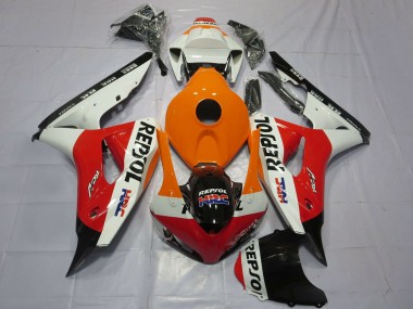 Comprar Carenados Moto Honda CBR1000RR 2006-2007 - Naranja Blanco Rojo Negro Brillante Repsol HRC