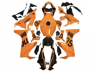 Comprar Carenados Moto Honda CBR1000RR 2017-2023 - Naranja Negro Brillante Street Flava