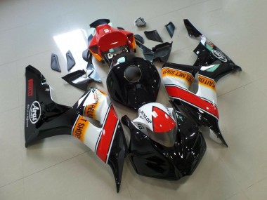Comprar Carenados Moto Honda CBR1000RR 2006-2007 - Naranja Blanco Rojo Negro Brillante Pirelli Carrera