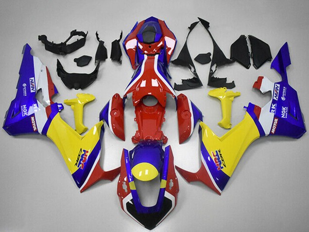 Comprar Carenados Moto Honda CBR1000RR 2017-2024 - Blanco Rojo Azul Amarillo HRC