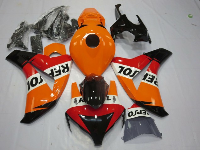 Comprar Carenado Moto Honda CBR1000RR 2008-2011 - Naranja Blanco Rojo Negro Brillante Repsol