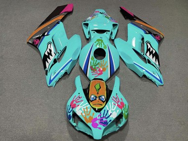 Comprar Carenados Moto Honda CBR1000RR 2004-2005 - Azul Verdoso Naranja Rosa Negro Tiburón