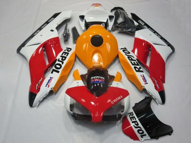 Comprar Carenados Moto Honda CBR1000RR 2004-2005 - Blanco Naranja Rojo Negro Brillante Repsol HRC