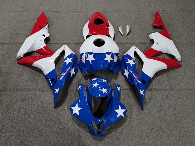 Comprar Carenados Moto Honda CBR600RR 2007-2008 - Blanco Azul Rojo American Flag
