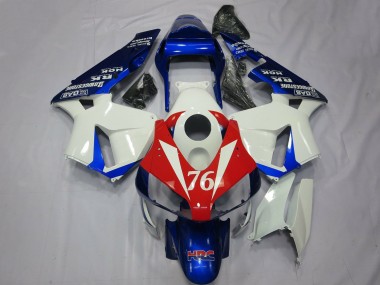 Comprar Carenados Moto Honda CBR600RR 2003-2004 - Blanco Rojo Azul HRC 76