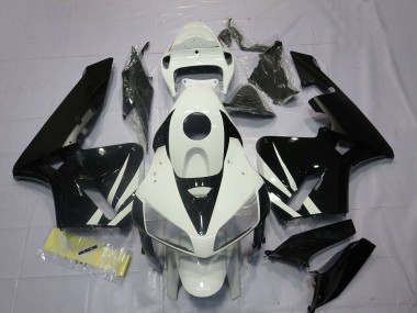 Comprar Carenados Moto Honda CBR600RR 2005-2006 - Blanco Negro Brillante
