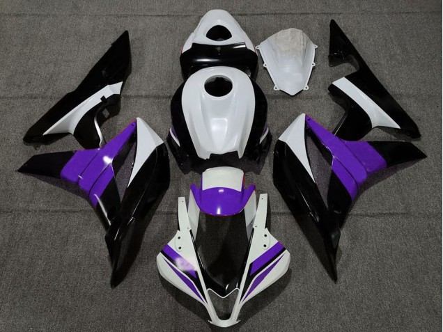 Comprar Carenados Moto Honda CBR600RR 2007-2008 - Blanco Púrpura Negro Brillante