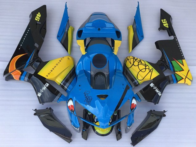 Comprar Carenados Moto Honda CBR600RR 2005-2006 - Azul Amarillo Negro Tiburón