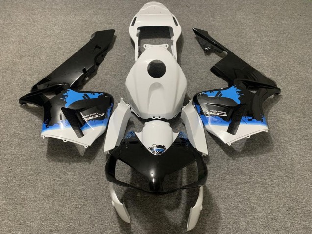 Comprar Carenado Moto Honda CBR600RR 2003-2004 - Blanco Azul Negro Brillante Splatter