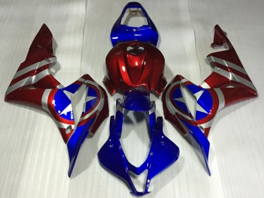 Comprar Carenados Moto Honda CBR600RR 2007-2008 - Rojo Plata Azul Captain America