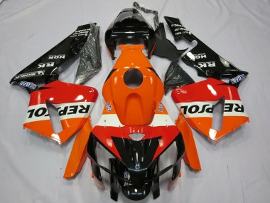Comprar Carenado Moto Honda CBR600RR 2005-2006 - Naranja Blanco Rojo Negro Brillante Repsol