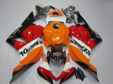 Comprar Carenados Moto Honda CBR600RR 2009-2012 - Naranja Blanco Rojo Negro Brillante Repsol HRC