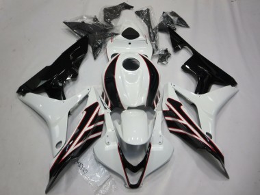 Comprar Carenados Moto Honda CBR600RR 2007-2008 - Blanco Negro Brillante OEM Estilo