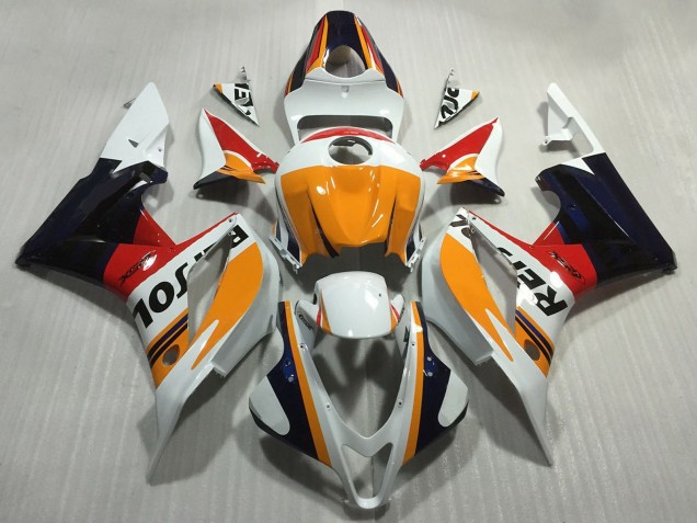 Comprar Carenados Moto Honda CBR600RR 2007-2008 - Naranja Blanco Rojo Negro Brillante Repsol Estilo