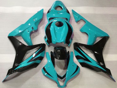 Comprar Carenados Moto Honda CBR600RR 2007-2008 - Cian Azul Negro Brillante OEM Estilo