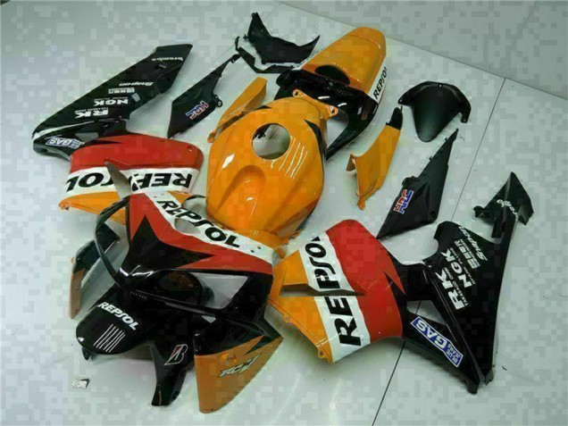Comprar Carenados Moto Honda CBR600RR 2005-2006 - Naranja Blanco Rojo Negro Repsol