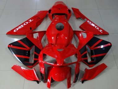 Comprar Carenados Moto Honda CBR600RR 2005-2006 - Rojo Brillante Negro