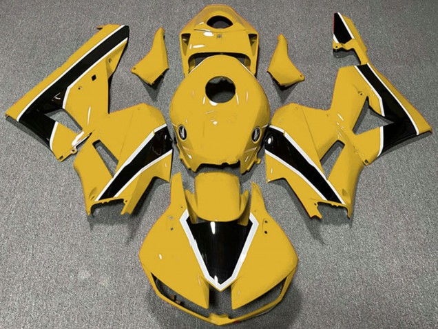 Comprar Carenados Moto Honda CBR600RR 2013-2023 - Amarillo Blanco Negro Brillante