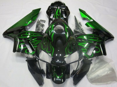 Comprar Carenados Moto Honda CBR600RR 2003-2004 - Negro Brillante Azul Llama