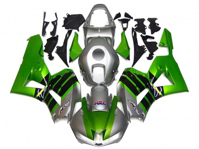 Comprar Carenados Moto Honda CBR600RR 2013-2026 - Plata Verde Negro Brillante HRC