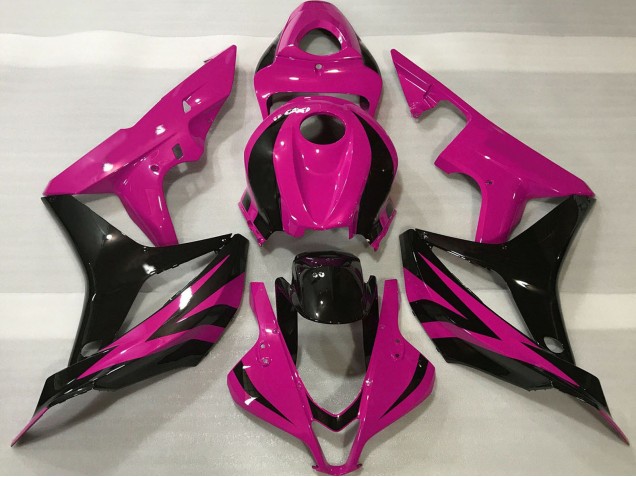 Comprar Carenado Moto Honda CBR600RR 2007-2008 - Rosa Negro Brillante OEM Estilo