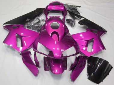 Comprar Carenados Moto Honda CBR600RR 2003-2004 - Hot Rosa Negro Brillante