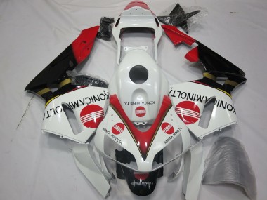 Comprar Carenados Moto Honda CBR600RR 2003-2004 - Blanco Rojo Negro Brillante Konica Minolta