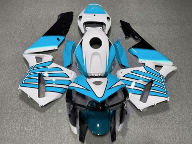Comprar Carenados Moto Honda CBR600RR 2005-2006 - Blanco Azul Claro Alas