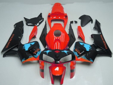 Comprar Carenados Moto Honda CBR600RR 2005-2006 - Rojo Azul Claro Negro Splatter