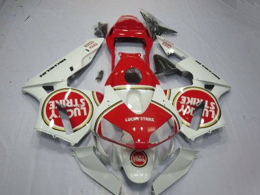 Comprar Carenados Moto Honda CBR600RR 2003-2004 - Blanco Rojo Lucky Strike