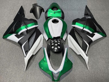 Comprar Carenados Moto Honda CBR600RR 2009-2012 - Blanco Verde Negro Mate Estrella