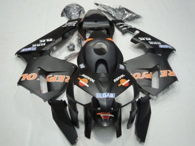 Comprar Carenados Moto Honda CBR600RR 2003-2004 - Negro Mate Naranja Repsol