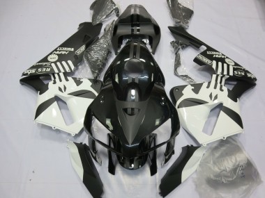 Comprar Carenados Moto Honda CBR600RR 2005-2006 - Blanco Negro Mate Puisher Logo