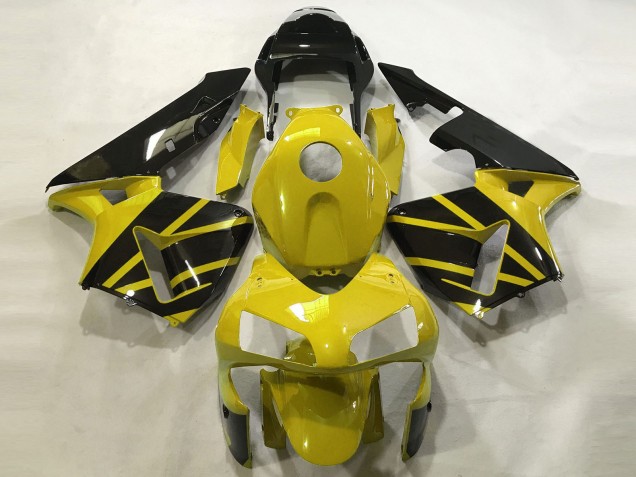 Comprar Carenados Moto Honda CBR600RR 2003-2004 - Mostaza Amarillo Negro Brillante