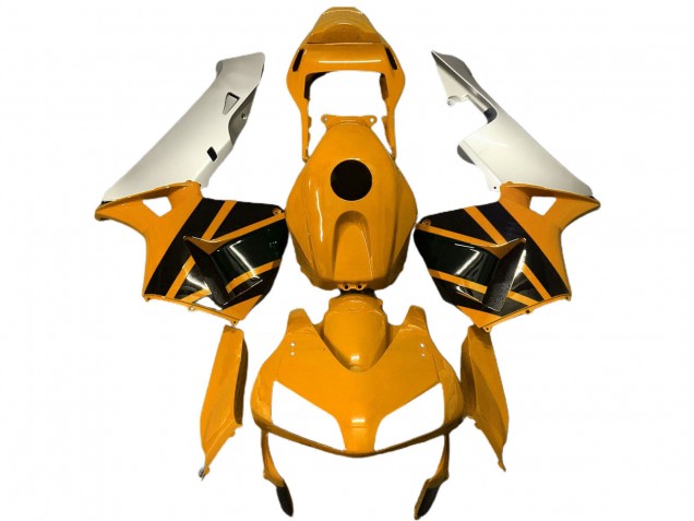 Comprar Carenados Moto Honda CBR600RR 2003-2004 - Plata Mustard Amarillo Negro Brillante