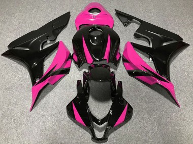 Comprar Carenados Moto Honda CBR600RR 2007-2008 - Rosa Negro Brillante Negro Mate