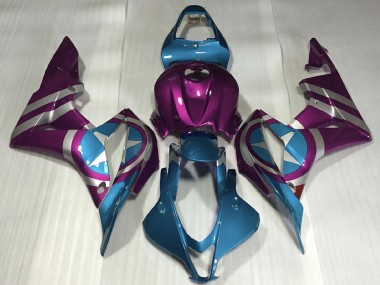 Comprar Carenados Moto Honda CBR600RR 2007-2008 - Púrpura Azul Claro Captain America