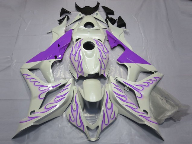 Comprar Carenados Moto Honda CBR600RR 2007-2008 - Blanco Púrpura Llama